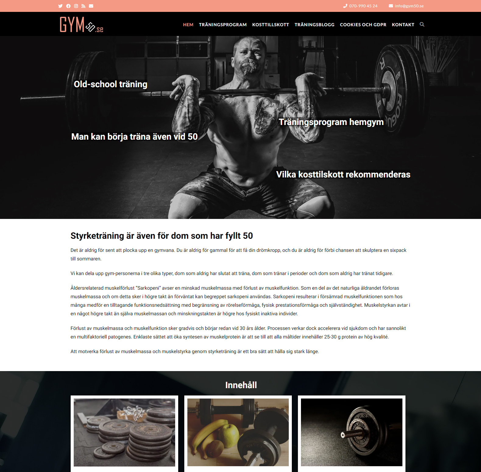 gym50 wordpress