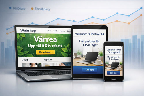 Starta webshop eller hemsida för företag