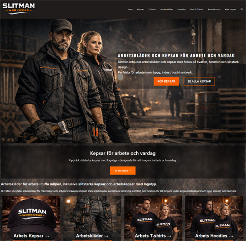 Slitman arbetskläder webshop