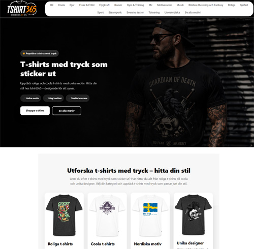 Tshirt365 webshop